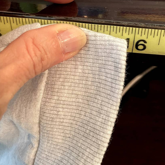 June Bug Hoodie Sweater Gray White Gold Butterfly Graphic Ruffled Zip Up Size 5 - Picture 10 of 12